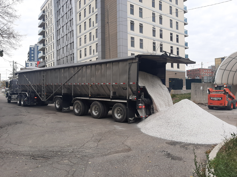 Salt Delivery Truck